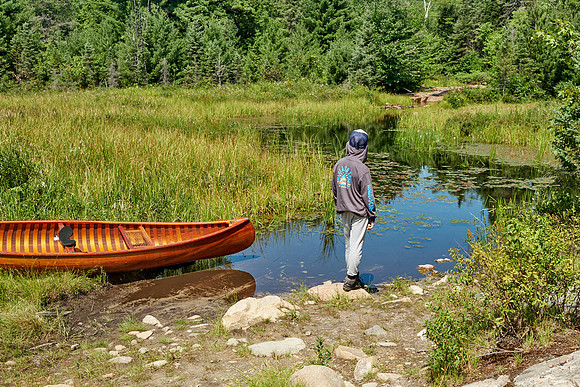 Portage to David Lake