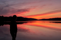David Lake Sunset