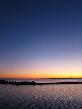 Sunset over Lake Ontario