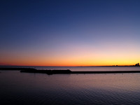Sunset over Lake Ontario