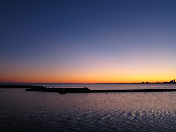Sunset over Lake Ontario